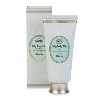 Zijdezachte lichaamsmelk tube Witte thee 200ml