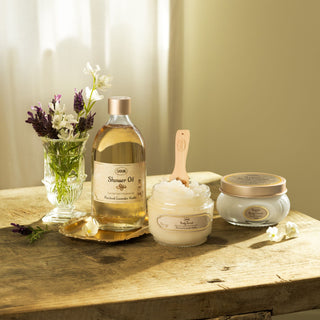 Doucheolie - Patchouli Lavender Vanilla - 500ml
