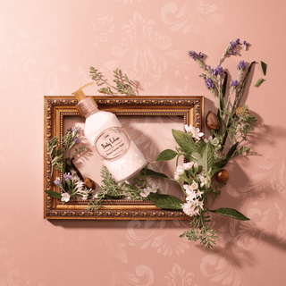 Lichaamslotion fles Patsjoeli Lavendel Vanille 200ml