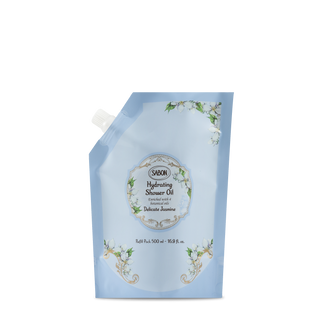 Navulverpakking Hydraterende doucheolie 500 ml – Delicate Jasmine