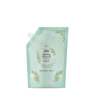 Navulverpakking Hydraterende Douche-olie 500 ml – White Tea