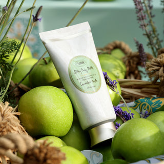 Zijdezachte lichaamsmelk Lavendel Appel 200ml